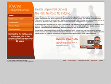 Tablet Screenshot of kesheremployment.org